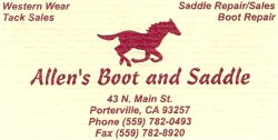 Allens Boots on Main Street