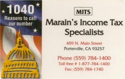 Marain's Tax Service