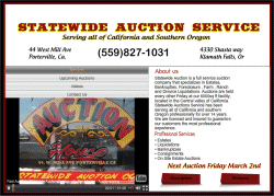 State Wide Auctions in Porterville