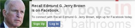 RECALL JERRY 'MOONBEAN' BROWN : FACBOOK