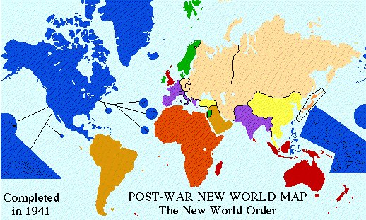 1941 New World Order Map