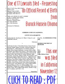 This Lawsuit is directed towards the Secretary of State in California - Debra Bowen