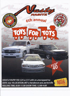 Toys for Tots - Car and Bike Show by Nasty Habits