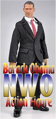 Barack H. Obama: NWO Action Doll