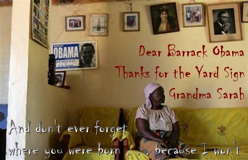 Barack Obama's Grandmother in Kenya