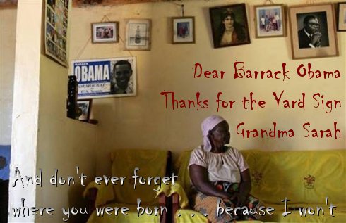 Barack Obama's Grandmother in Kenya