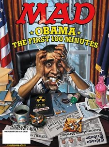 MAD MAGAZINE : Obama's First 100 Minutes