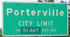 Welcome to Porterville, CA. Population 51,467