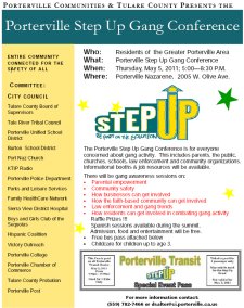 May 5th : Porterville Step Up